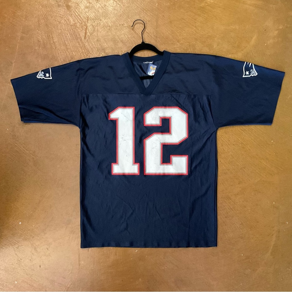 NFL Navy Blue Jersey with White and Red Accents